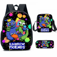 thumbnail image 4 of Rainbow Friends Bag, Boys And Girls Cartoon Shoulder Bag Three-piece Set-XICEN, 4 of 4