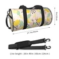 thumbnail image 2 of Sikiie Lemon Leaves Duffel Bag, Travel Bag, Sports Gym Bag - Ideal for Sports, Gym, Overnight Stays, 2 of 6