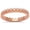 Rose Gold-Tone, variant on Round CZ Beaded Crown Band Ring Sterling Silver Size 9