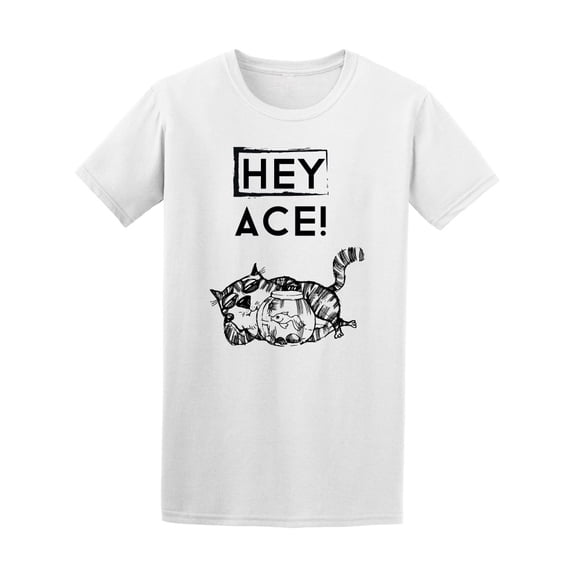 Cat Hey Ace Men's Tee - Image by Shutterstock