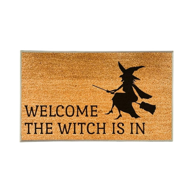 Tyidzon Halloween Printed Carpet Non-slip Entry Door Entry Mat Absorbent Bathroom Kitchen Entryway Mat