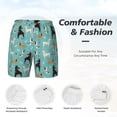 thumbnail image 5 of Lsque Mens Swim Trunks Cute Dog Pattern - Bathing Suit Compression Liner - Beach Swim Shorts Swimwear - (S-3XL) - Stretch Quick Dry -Medium, 5 of 9