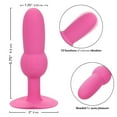 thumbnail image 3 of First Time Vibrating Beaded Anal Probe - Pink, 3 of 8