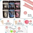 Oakeer Waxing Kit Women Men Wax Warmer Hair Removal at Home with 6 Bags