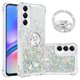 thumbnail image 1 of Funda para Samsung Galaxy A05S con Brillo Líquido Flotante, Purpurina, Parachoques y Anillo Giratorio Soporte, 1 of 5