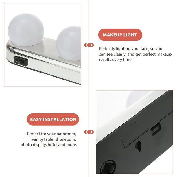 YYCFB Lape De Aquillage Portable Sans Fil à LED Pour Iroir De Salle