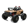 thumbnail image 1 of 12V Off Road 2 Seater Ride on Truck with Parental Remote Control for 3-8 Years (Desert Yellow), 1 of 5