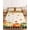 Black, Cream, Soft Pumpkin, Sage, variant on King Size Fitted Sheet Set - Orange Pumpkins Fall 3 Piece Bedding Sets 16" Deep Pocket Fitted Sheet with 2 Pillowcases, Thanksgiving Pumpkin Leaves Checkered Brushed Microfiber Hotel Bed Sheets