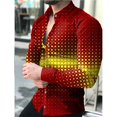 thumbnail image 1 of Camisa de solapa de manga larga nueva de moda para hombre 2024, patrón creativo de alta definición, material suave y cómodo de alta calidad, 1 of 6