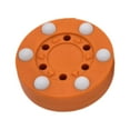 thumbnail image 3 of Luwecf Roller Hockey Puck Smooth Portable Ice Hockey Puck for Game Outdoor Training Orange, 3 of 9