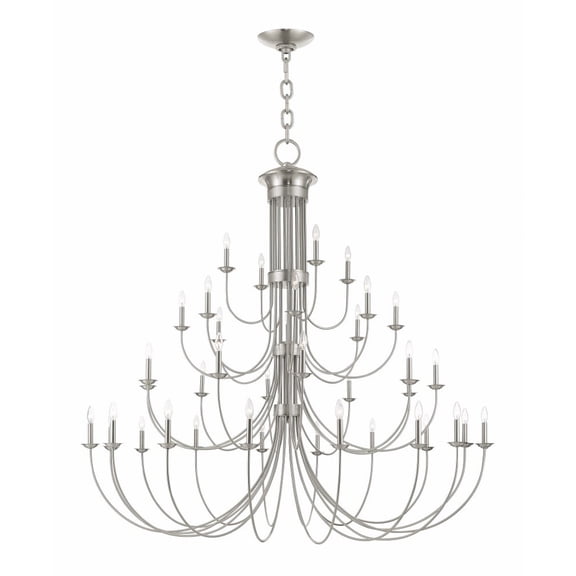 Livex Lighting - Estate - 38 Light Chandelier in Farmhouse Style - 72 Inches