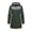 Army Green, variant on Womens Rain Jacket - Long Lightweight Water Resistant Slicker Shell Windbreaker, Striped Lined Hooded Trench Coat, S-2XL