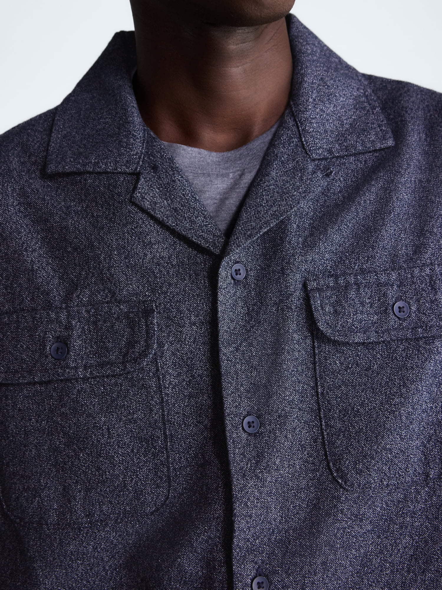 Free Assembly Men's Brushed Canvas Oxford Shirt, Sizes XS-3XL