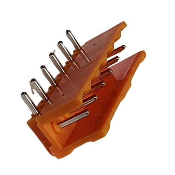 0112260000 - TERM BLOCK 6P PCRA HDR SKT 5MM ORG W/O SIDE PANELS
