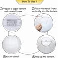thumbnail image 7 of LQQBOX Paper Lanterns Decorative, Round Hanging Paper Lanterns Decorations for Bachelorette Engagement Birthday Party Decorations Purple/Lavender/White 15pcs, 7 of 7