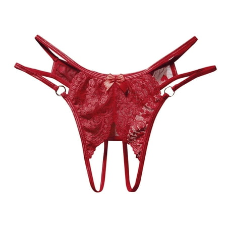

Womens Seamless Underwear Women Underwear Thongs Lace Bikini Panties Thong Stretch Ladie Brief Thong Underwear Women