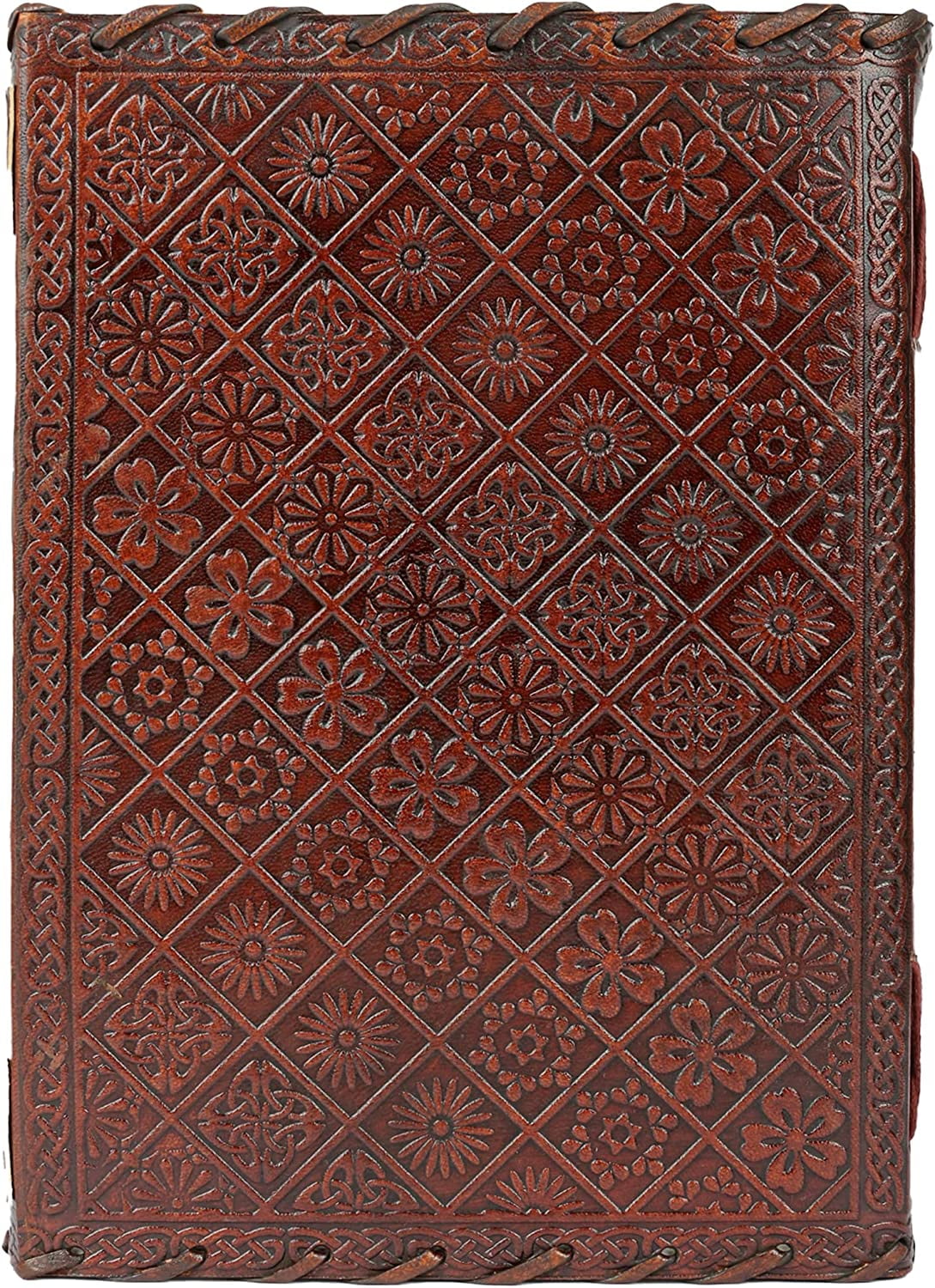 Leather Journal Book Seven Chakra Medieval Stone Embossed Handmade Book of Shadows Notebook Office Diary College Book Poetry Book Sketch Book 10 x 13 inches