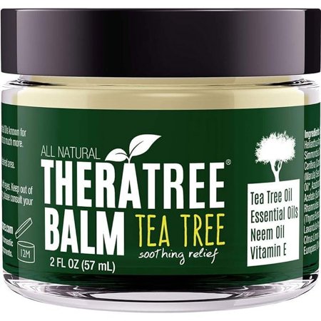 Oleavine Tea Tree Oil Balm with Neem Oil - Helps Fight Skin Irritation and Helps Soothe Dry, Itchy Skin TheraTree