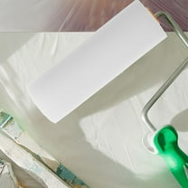 Luxshiny 6-Piece Paint Brush and White Sponge Roller Set for Home Improvement and Projects