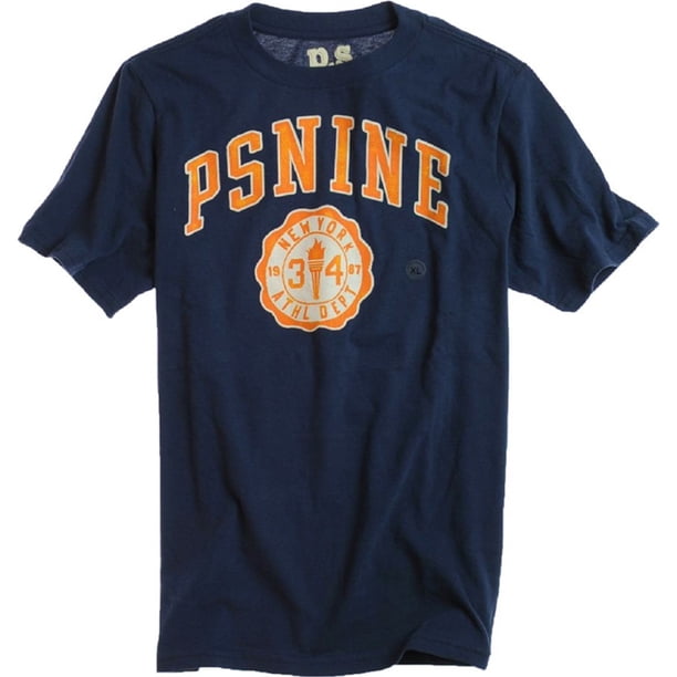Aeropostale Boys Ps Psnine camiseta gráfica, azul, 5 Aeropostale Camiseta gráfica