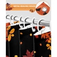 thumbnail image 4 of Thanksgiving Orange Pumpkin Shower Curtain Set ，Waterproof Fabric Shower Curtains Happy Fall Y'all Leaves Shower Curtains for Bathroom,Bathroom Decor 36"x72", 4 of 7