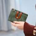 thumbnail image 3 of Dosaele Womens Wallets Bifold Leather Small Wallets for Women Mini Rfid Thin Billfolds Ladies Wallets Slim Compact with Zipper Coin Pocket, 3 of 7