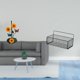 thumbnail image 2 of Dispensador De Toallas De Papel Con Estante Vertical Antideslizante Y Cesta Organizadora De Metal Para Colgar En La Pared Para Cocina, Baño, Sala De Estar Y Almacenamiento., 2 of 8