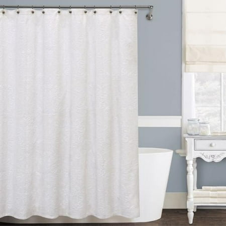 Lamont Home Isabella Shower Curtain  5 Sizes Available XL Wide: 144 inches wide x 72 inches 