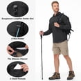 thumbnail image 5 of Zehisen Men's Fishing Shirt Long Sleeve UPF 50+ Sun Protection Quick Dry Cooling Shirt for Hiking Camping Safari Outdoor Travel Black XL, 5 of 7
