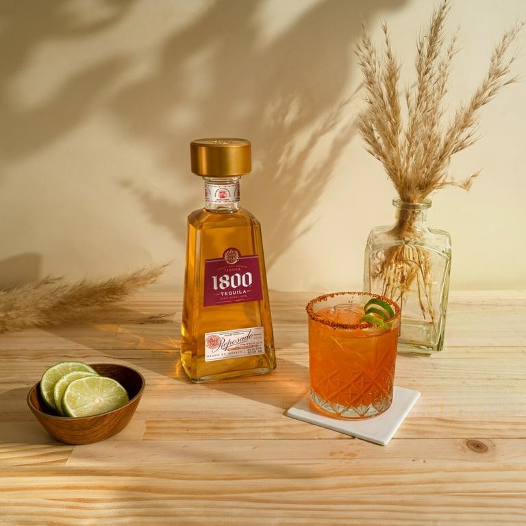 1800 Tequila Reposado, 1.75 L Glass Bottle, 40% ABV - Walmart.com