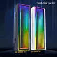 thumbnail image 2 of Aluminum PC RGB M.2 Nvme Cooler ARGB Plug Sync Computer Cooler SSD M2 Radiator Heatsink Solid State Drive Heat Sink Cooler White, 2 of 6