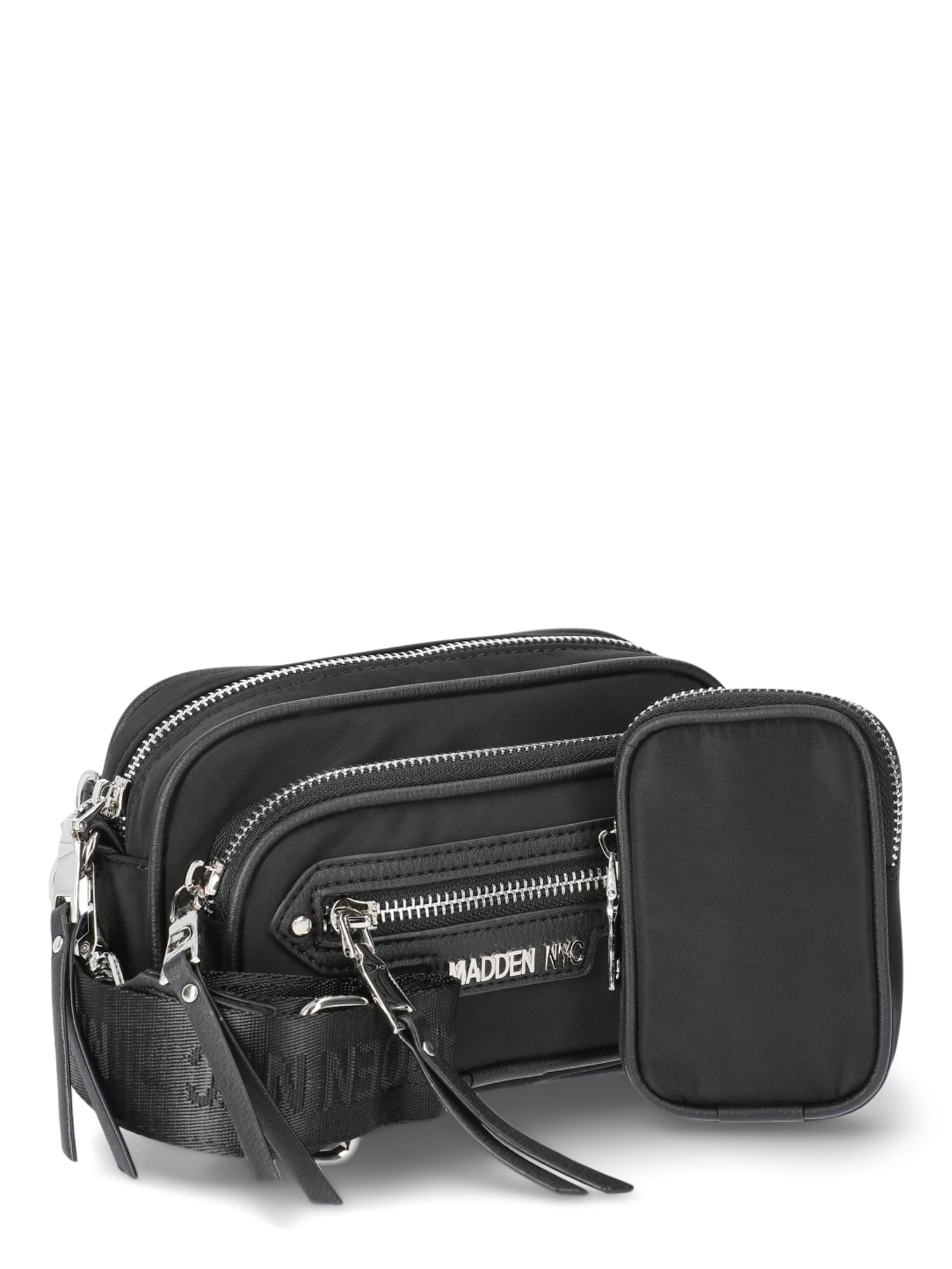 Madden NYC Women's Convertible Camera Bag, Black