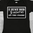 thumbnail image 4 of Inktastic 9 Months on the Inside Boys or Girls Baby Bodysuit, 4 of 5