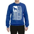 thumbnail image 2 of Pitbull Dad Dog Dag Funny Gift | Mens Dog Lover Crewneck Graphic Sweatshirt, Royal, X-Large, 2 of 4