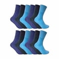 thumbnail image 1 of 12 Pack Ladies Non Elastic Thermal Diabetic Socks | Sock Snob | Women Soft Top Socks for Poor Circulation, 1 of 2
