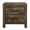 Rustic Brown, variant on Gray Rustic Furniture - 2 Drawers with Nickel Tone Pulls - Bedroom Setting / Modern Rustic Aesthetic