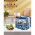 thumbnail image 5 of Blue Yellow Stand Mixer Dust Cover with Storage Pocket & Handles,Botanical Floral Motifs Wildflower Striped Fits All Tilt Head & Bowl Lift Kitchen Appliance Cover Organizer Bag Accessories,6-8 Quart, 5 of 6
