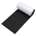 thumbnail image 1 of Unique Bargains 1 alfombrilla de hoja de teca sintética EVA de 47,24 x 11,81 pulgadas para barco, yate, cubierta marina, RV, maletero de coche, color negro, 1 of 7