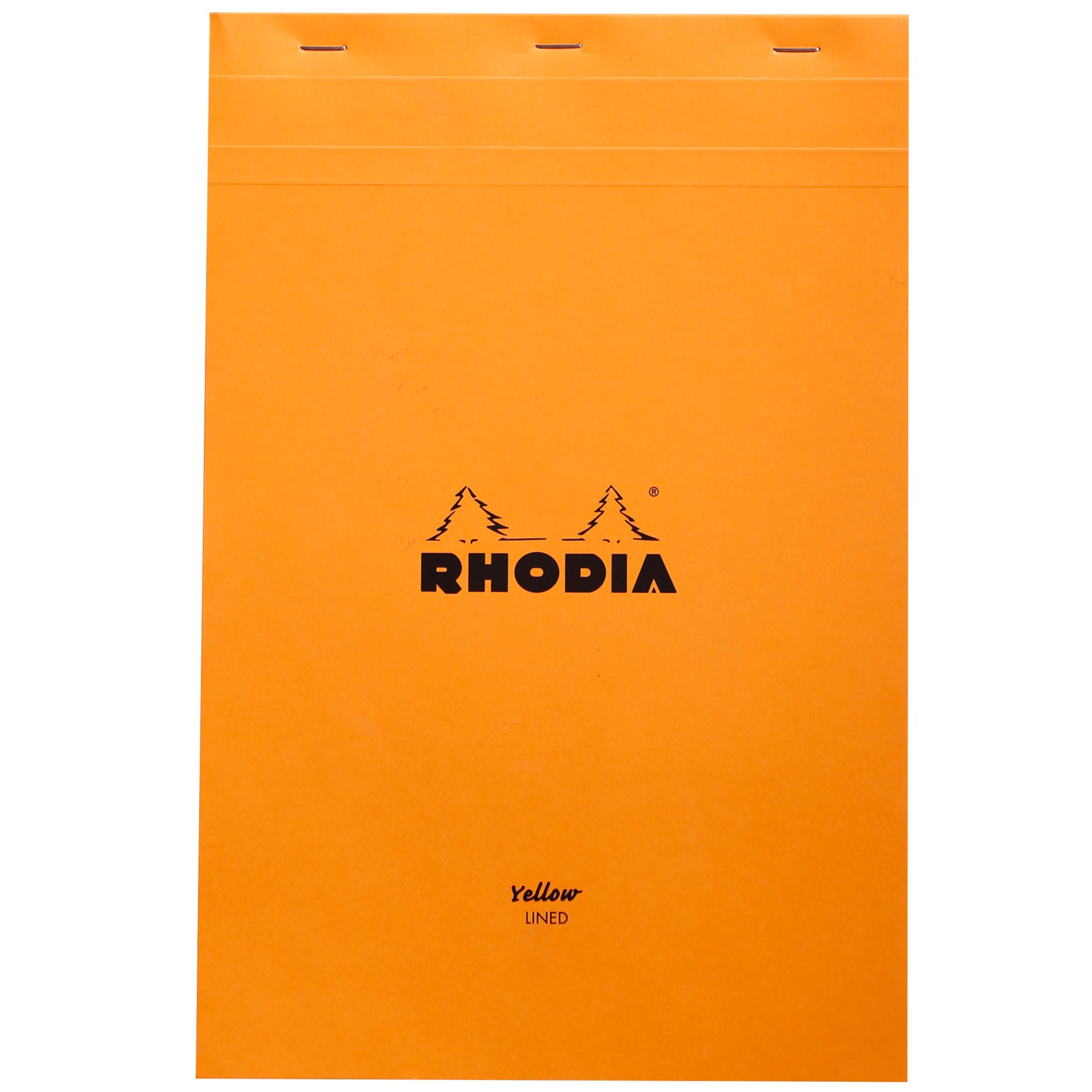 Rhodia Pad, 8.25" x 12.5", Lined, Orange