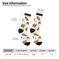 thumbnail image 2 of Balery Cute Sloth Calcetas Largas con Estampado para Hombre y Mujer – Suaves y Transpirables, Talla Única (US 5-11), 2 of 6