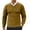 Yellow, variant on zejinsd Fall Winter for Men Solid Color Sweater V-neck Long Sleeves Knit Casual Pullover Sweater Basic Slim Fit Head Cover Bottom Layer Shirt
