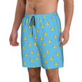 thumbnail image 2 of Fotbe Duck Swimming Trajes de Baño Estampados para Hombre, Shorts de Verano de Secado Rápido, Ropa de Playa, Bañadores-3X-Large, 2 of 6