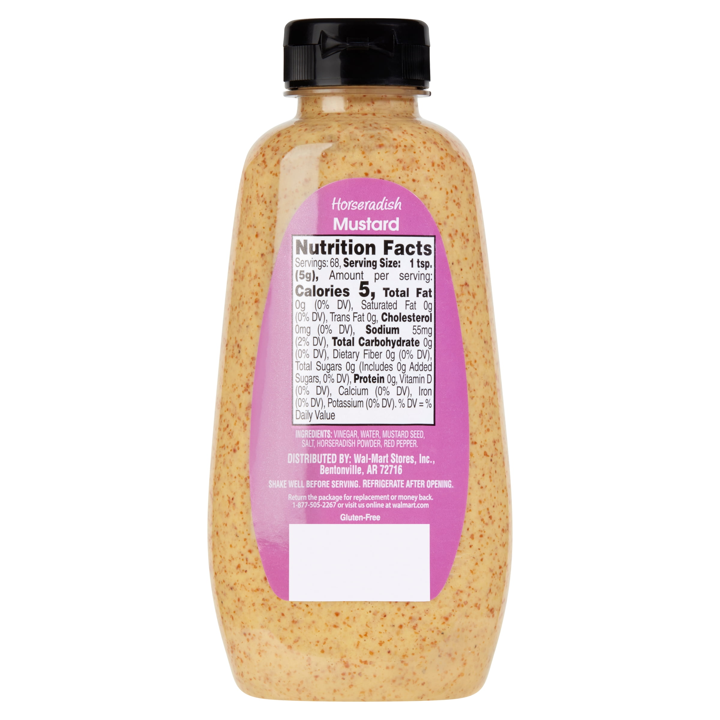 Great Value Horseradish Mustard, 12 oz, 1 Count