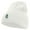 White, variant on Switzerland Edelweiss Flower Embroidered 8 Inch Short Beanie - Royal OSFM
