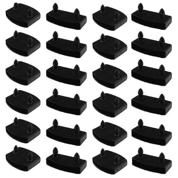 Plastic Bed Slat Cover Replacement Caps - 24pcs 55mm x 9mm Holder for Securing Wooden Slats Bed Base