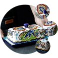 thumbnail image 2 of 1pc Food Container Butter Plate with Lid Household Tableware Storage Boxes, 2 of 3