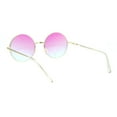 thumbnail image 2 of Lunettes de Soleil Rétro Vintage à Verres Ronds 2 Tons Rose, 2 of 4