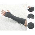 thumbnail image 2 of INSPIRE CHIC Women's Fingerless Elastic Winter Thick Arm Warmers Gloves Gray, 2 of 6