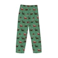 thumbnail image 4 of Kdxio Christmas Dachshund Print Men's Sleep Pajama Pant Lounge Pants with Pockets, 4 of 8
