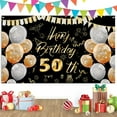 thumbnail image 5 of MGEZCOO 60th Birthday Decorations Banner for Indoor Outdoor Party 43*71 inch, 5 of 6